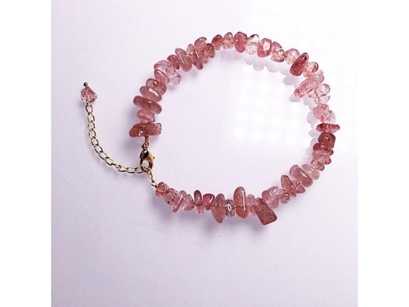 Natural Crystal Quartz Irregular Stone Bracelet Charm Raw Chip Jewelry Chakra Carousel 1