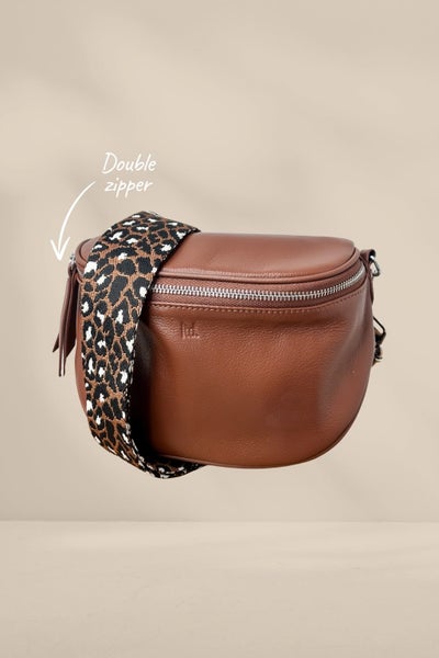 Lemon Tree Dani Bag Satin Strap Toffee Carousel 2