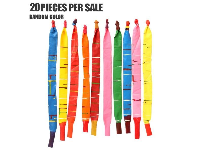 Thickened Flying Rocket Balloon Toys Kids Fun Multi-colored Flying Rubber Long Carousel 1