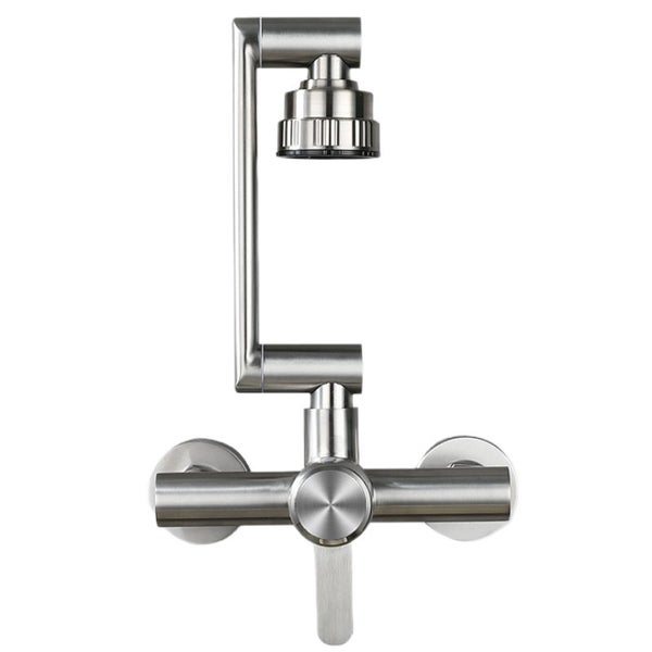 4 Mode Stainless Steel Wall Mounted Kitchen Faucet Bathroom Kitchen Sink Carousel 1