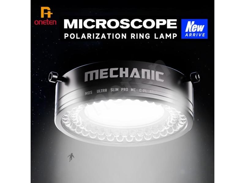 Mechanic LS720 Plus Microscope Ring Light Polarized 72 LED Ring Lamp Adjustable Carousel 1