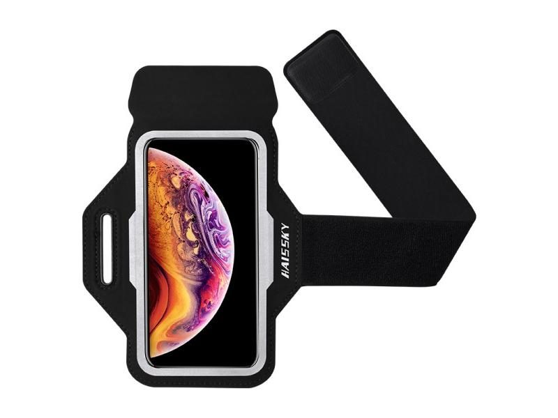 HAISSKY Ultra-thin Running Sports Armband For IPhone 15 14 13 12