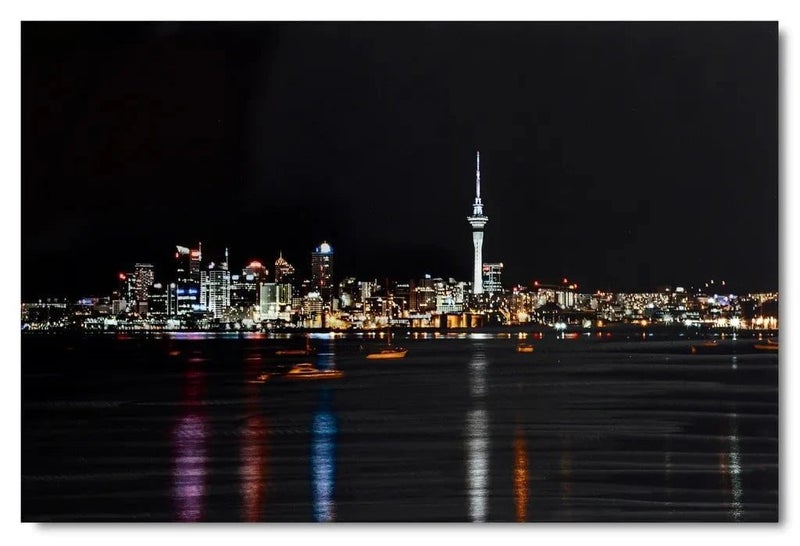 Auckland by Night Aluminium Wall Art Carousel 1