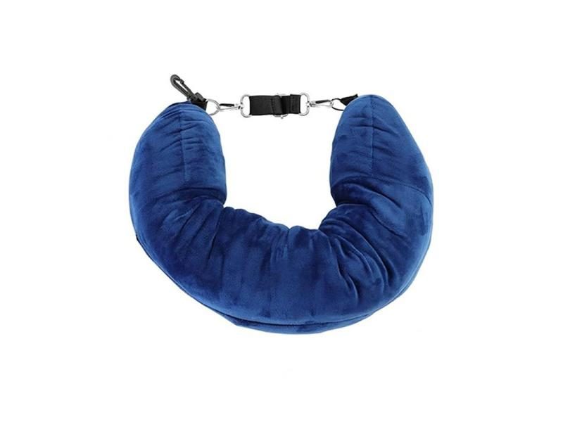 Portable Fillable Neck Pillow Space-saving Fillable Clothes Neck Pillow Carousel 1
