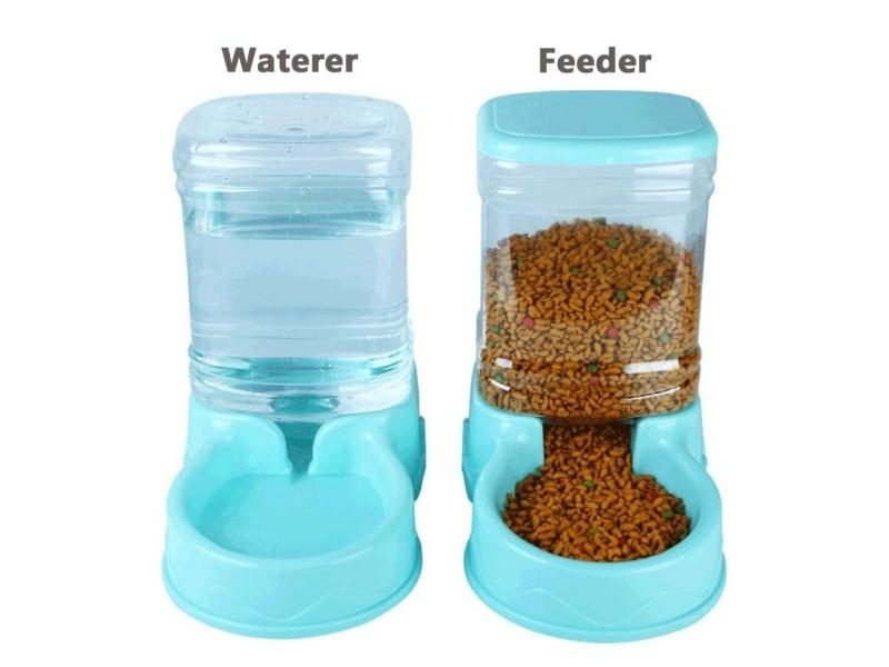3.8L PP Material Pet Feeder Pet Water Fountain Drink Bowl Automatic Pet Feeder Carousel 2