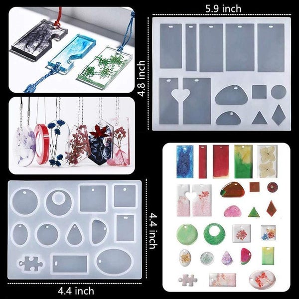 Resin Moulds Silicone Jewellery Pendant Molds Carousel 2