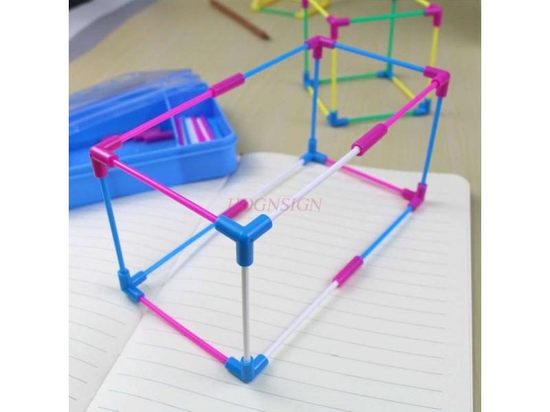 Mathematics Teaching Aids Cuboid Cuboid Frame Model Teaching Aid Removable Math Carousel 1