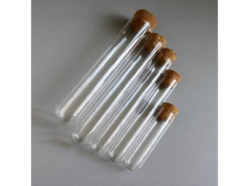 12pcs/lot Transparent Glass Test Tube DIA 20/25/30mm Long 150/180/200/300mm Carousel 1