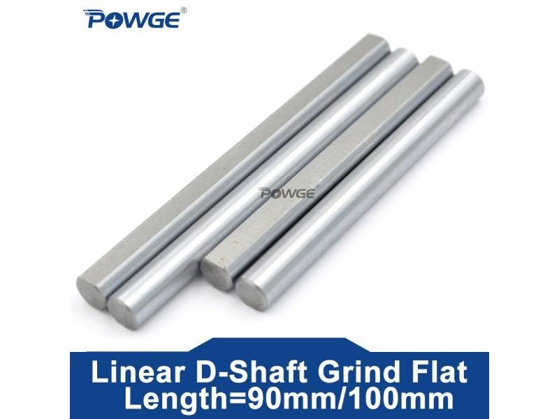 POWGE D-Shaft Grind Flat 45#/S45C/1045/C45 Carbon Structural Steel Rod Linear Carousel 1