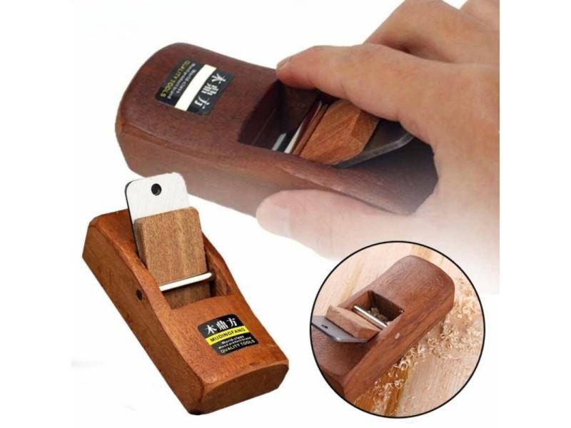 Woodworking Planer Mini Hand Tool Flat Plane Bottom Edge Carpenter Gift Carousel 1
