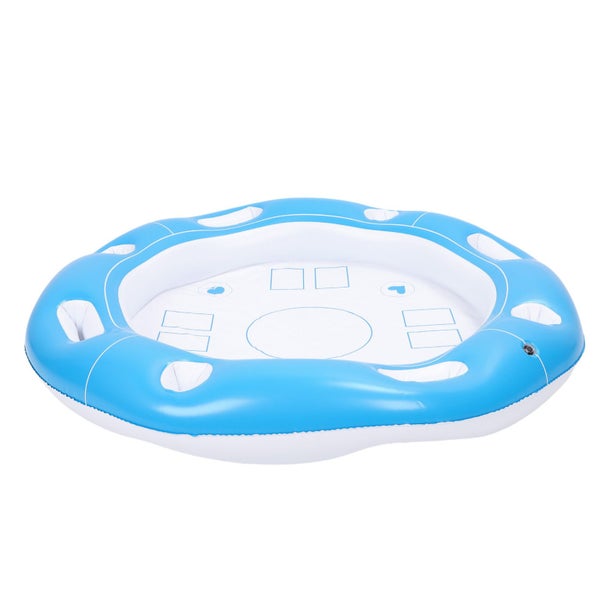 oversized round pool floating table pool floating card table swimming pool Carousel 2