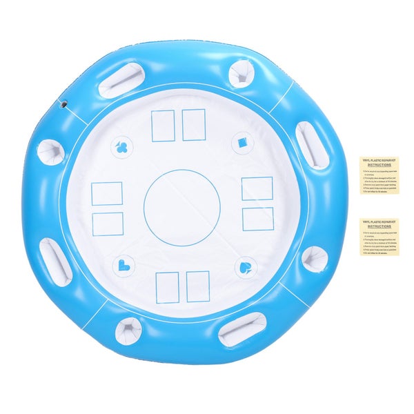 oversized round pool floating table pool floating card table swimming pool Carousel 8
