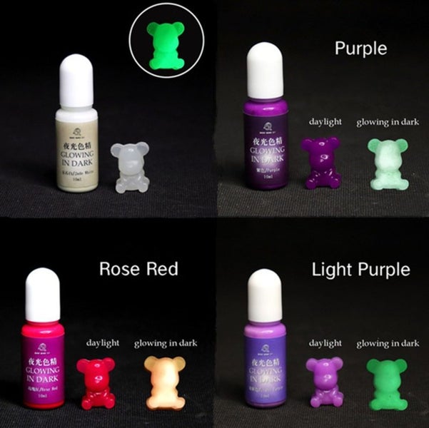 Epoxy Resin Pigment Glowing In Dark Fluorescent Dye Colorant Ink Carousel 1