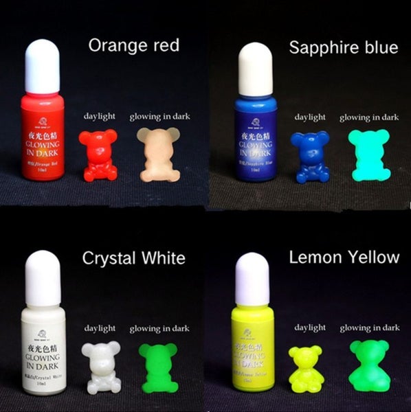 Epoxy Resin Pigment Glowing In Dark Fluorescent Dye Colorant Ink Carousel 1