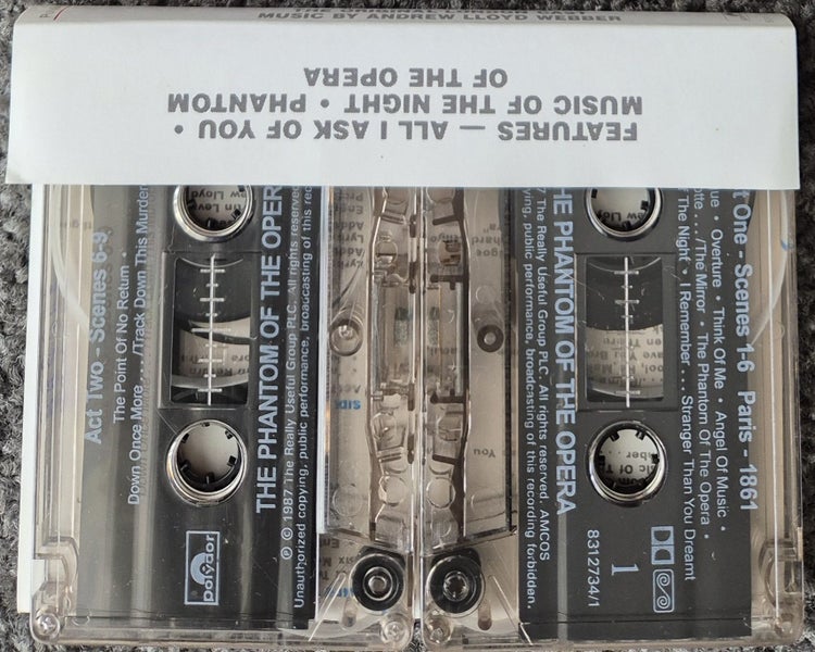 The Phantom of the Opera (double cassette) Carousel 2