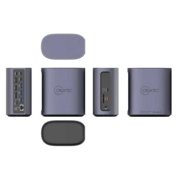 Cruxtec DLC17-SG 17-in-1 Displaylink Universal docking station - USB-C 100W Carousel 3
