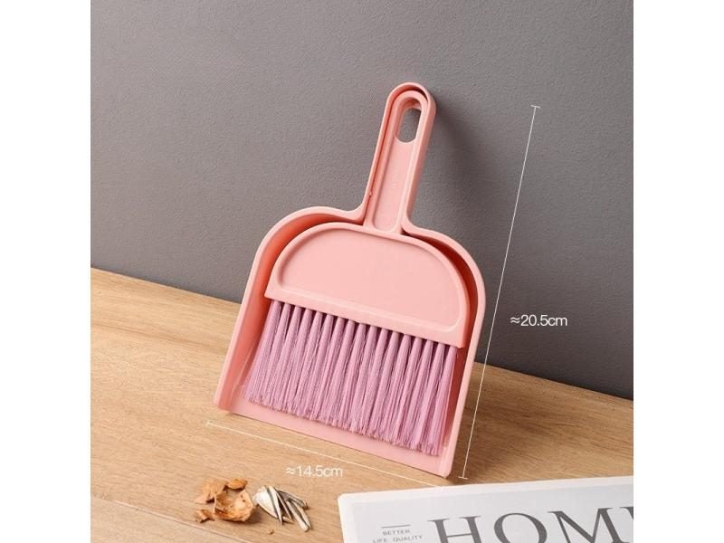 Mini Small Broom Dustpan Set Children's Pet Cleaning Small Broom Student Carousel 1