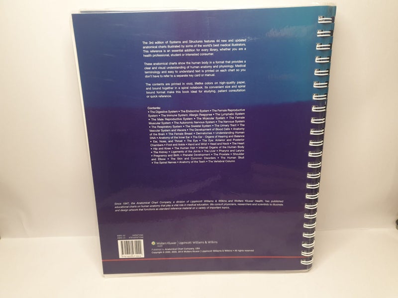 Systems and Structures 3rd Edition: The World's Best Anatomical Charts - 2014 Carousel 2