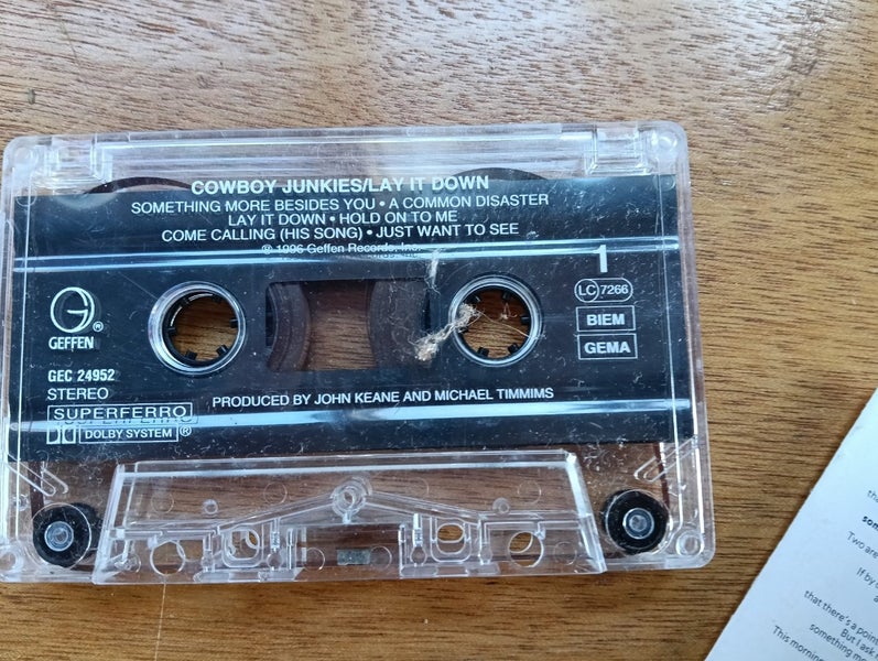 Cowboy Junkies - Lay it down cassette Carousel 2