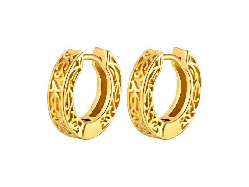 Vnox Thick Small Hoop Earrings For Men Teens Anit Allergy Stainless Steel Carousel 1