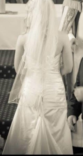 Wedding dress, dry cleaned63612488342658111