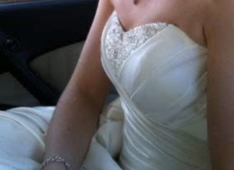 Wedding dress, dry cleaned63612488342658113