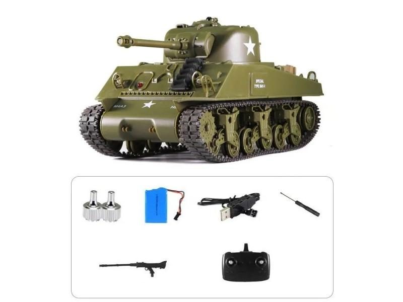 Remote Control 1/30 Infrared Battle RC Tank With Sound LED Military Model For Carousel 1