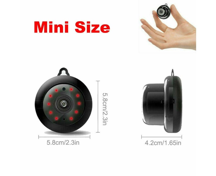 Mini Wireless WIFI IP Camera HD 1080P Smart Home Security Camera Night Vision Carousel 8