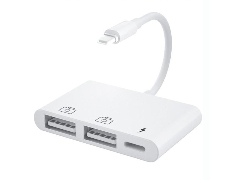 Lightning To USB3 OTG Camera Adapter/Cable Cord With Charging Lightning IPad To Carousel 1