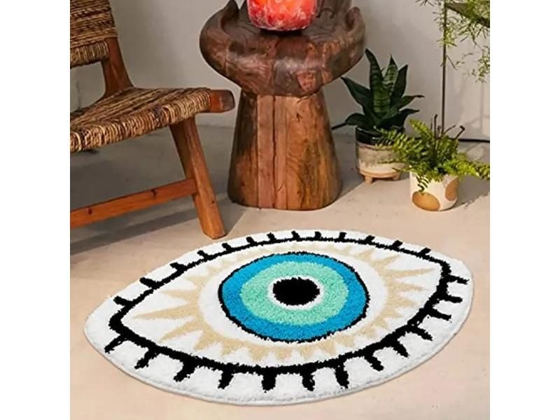 Thickened Non Slip Eye Pattern Carpet Doormat Bathroom Mat Home Decoration Carousel 1
