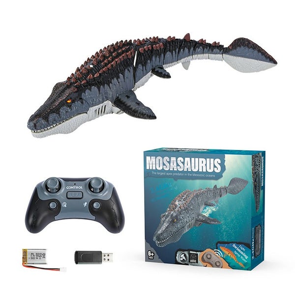 Mosasaurus Toys,Remote Control Water Toy for Kids Ages 4-8, RC Dino with Ligh Carousel 1