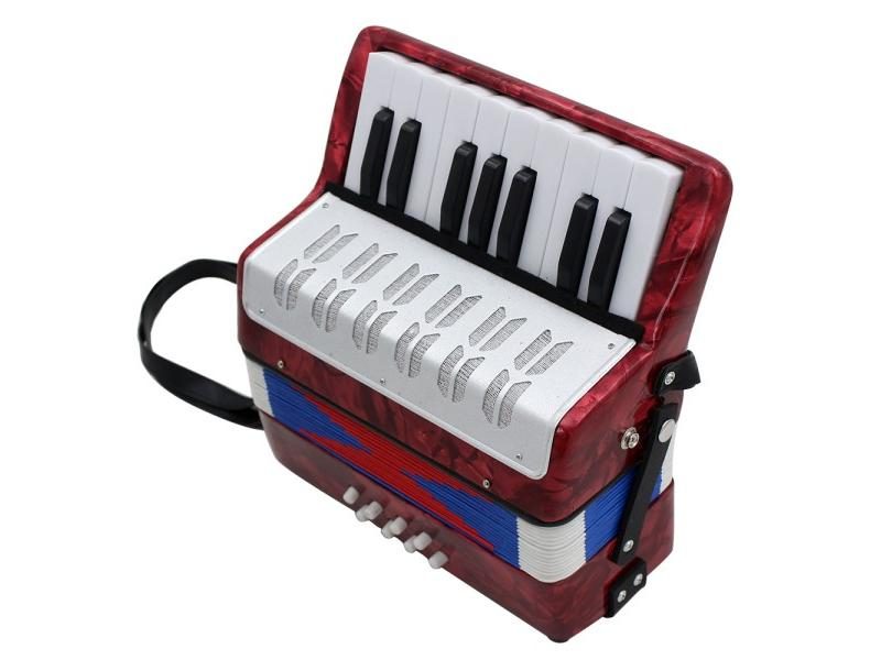 17 Key Professional Mini Accordion Educational Musical Instrument Cadence Band Carousel 1