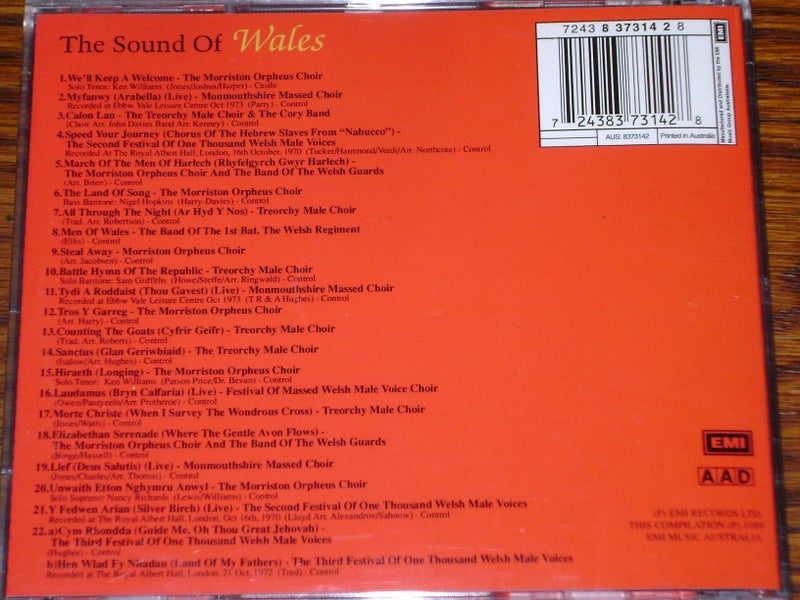 The Sounds Of Wales (1989) CD Carousel 2