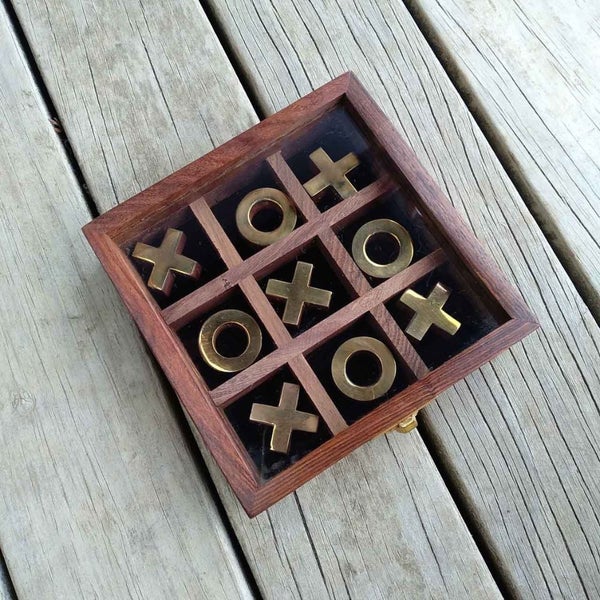 Timber Boxed Naughts & Crosses by Backyard Carousel 1