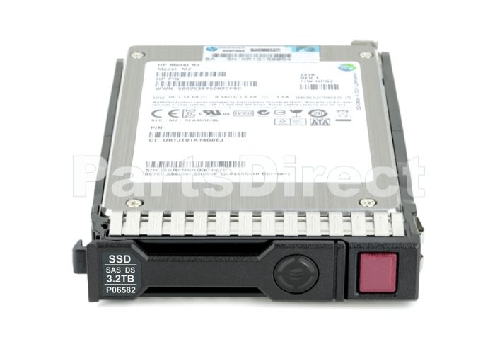 4 x HPE 3.2TB 24G SAS SSD drives Carousel 3