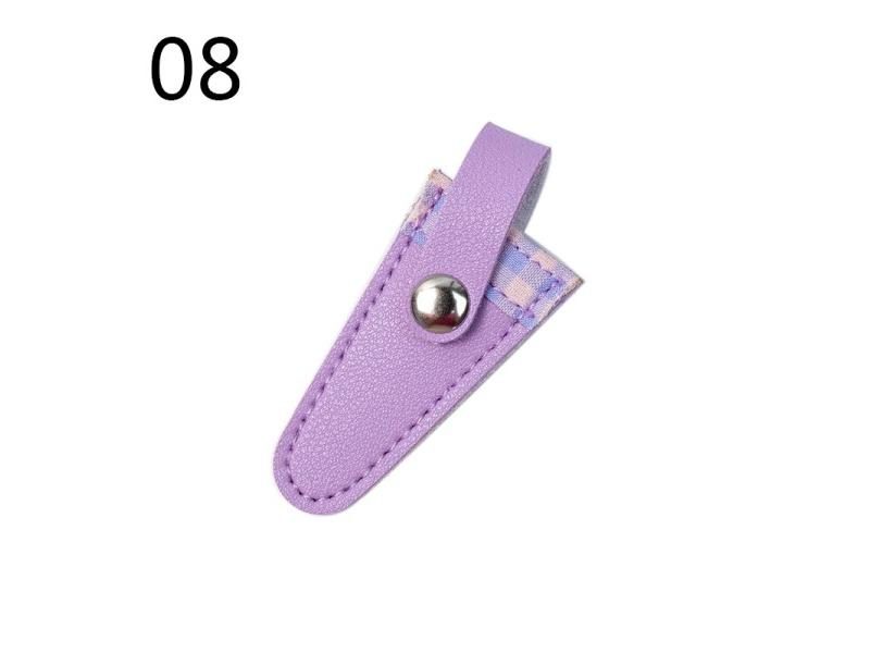 Colorful Lattice Scissors Protective Cover Embroidery Scissors Sheath Small Carousel 1