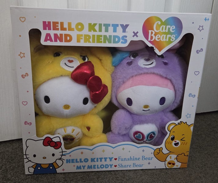 Care Bears x Hello Kitty Plush 2 Pack - Hello Kitty and My Melody Carousel 1