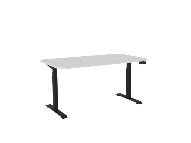 Knight's Haven 1600mm x 800mm Electric Height Adjustable Single Sided Desk, B... Carousel 1