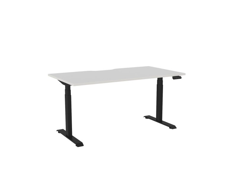 Knight's Haven 1600mm x 800mm Electric Height Adjustable Single Sided Desk, B... Carousel 1