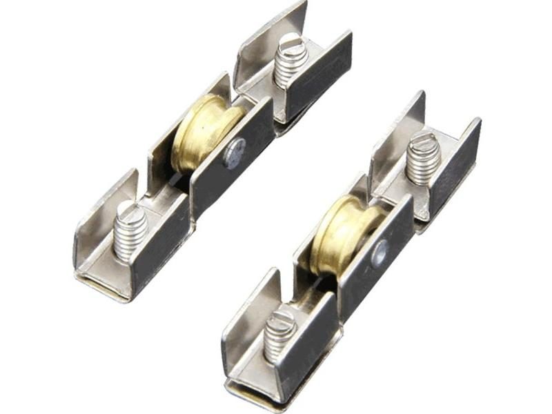5PCS Sliding Door Wheels Rollers Heavy Mute Stainless Steel Window Sliding Carousel 2