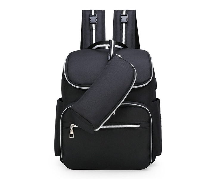 Nappy Backpack Mummy Bag Large Capacity Bag Mom Baby Multi-function Waterproo Carousel 1