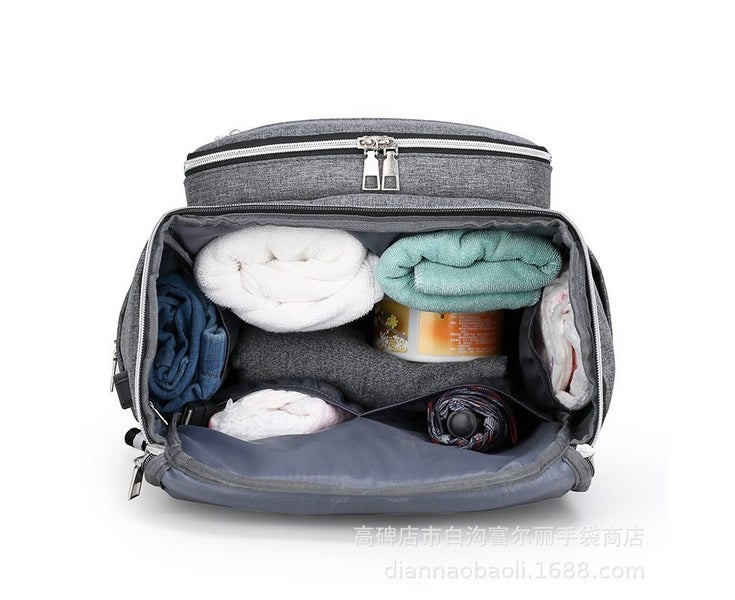 Nappy Backpack Mummy Bag Large Capacity Bag Mom Baby Multi-function Waterproo Carousel 2