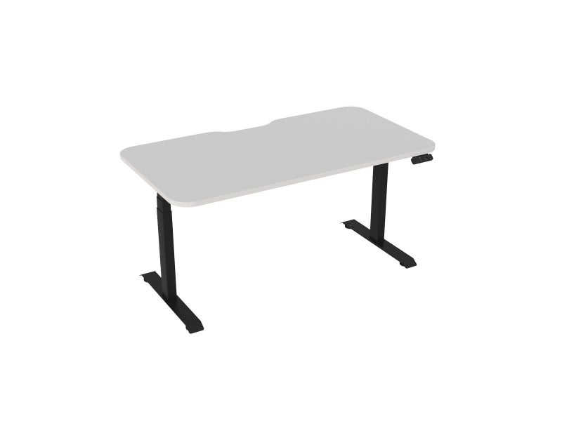 Knight's Haven 1600mm x 800mm Electric Height Adjustable Single Sided Desk, B... Carousel 2