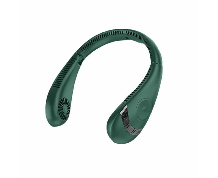 Neck Fan, 5000mAh Folding Fan, Bladeless Portable Rechargeable 3-Speed Adjust Carousel 1