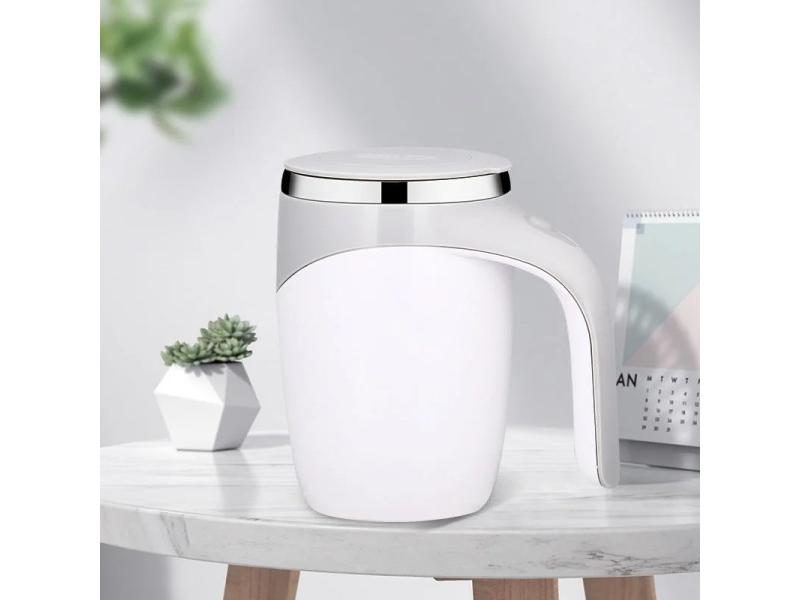 Automatic Stirring Cup Magnetic Mug Stainless Steel Coffee Mixing Cup Blender Carousel 1