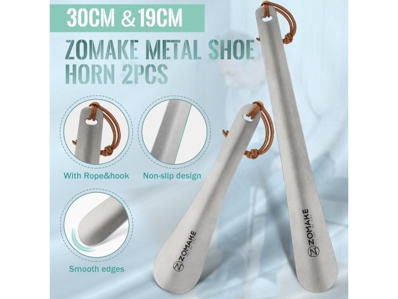11.8 Inch Metal Shoe Horns Long Handle Shoe Horn Quality Lifter Shoehorn For Carousel 2