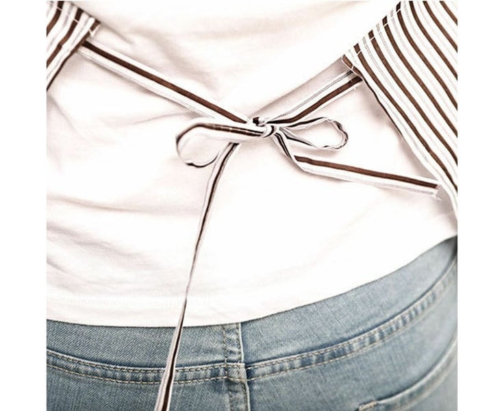 Oil-proof Pig Pattern Apron with Pockets Cartoon Apron Cute Women-brown Carousel 4