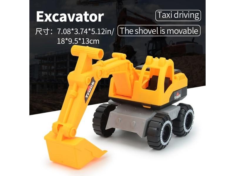 Excavator Dump Truck Model Toy Engineering Vehicle Set .Construction Fleet Carousel 1