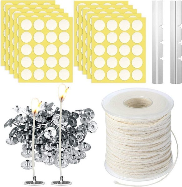 Candle Making Kit Candle Wick Tabs Sticker Set Carousel 1