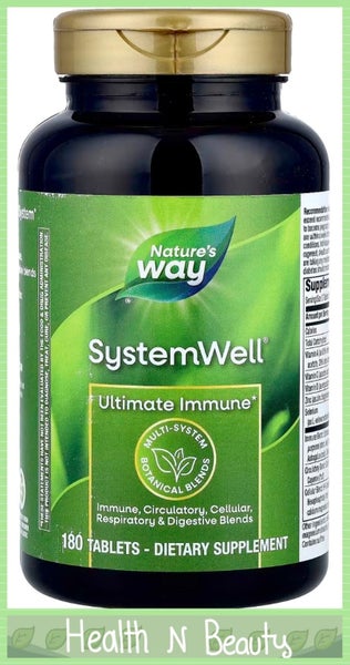 SYSTEM WELL ULTIMATE IMMUNITY 180 VEGETARIAN TABS - E0127 Carousel 1
